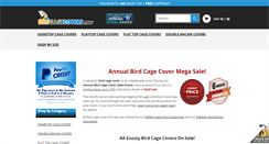 Desktop Screenshot of birdcagecoversnow.com